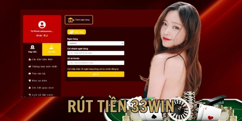 Lưu ý quan trọng khi rút tiền tại 33WIN